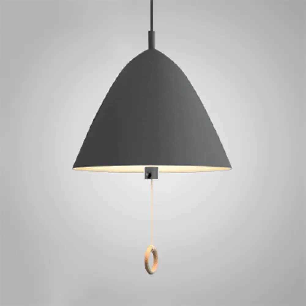 10.5"/13"/16" Wide 1 Head Modern Metal Umbrella Pendant Light with Cone Shade for Hotel Kitchen