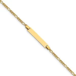 14k Madi K Figaro Baby ID Bracelet