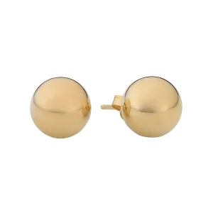 14k Yellow Gold Ball Earrings (6 mm)