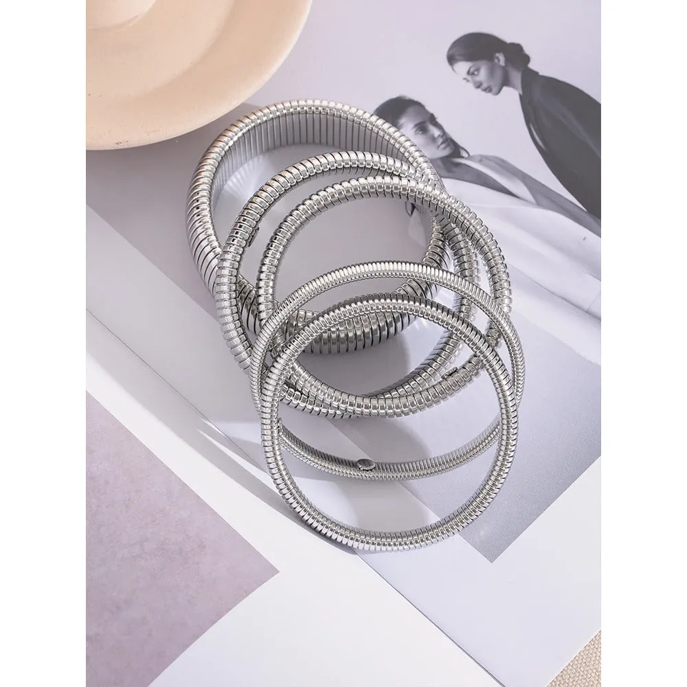 65mm Elastic Thick Bangle Bracelet