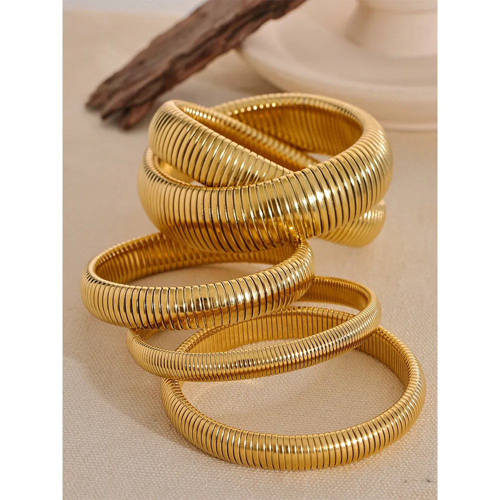 65mm Elastic Thick Bangle Bracelet