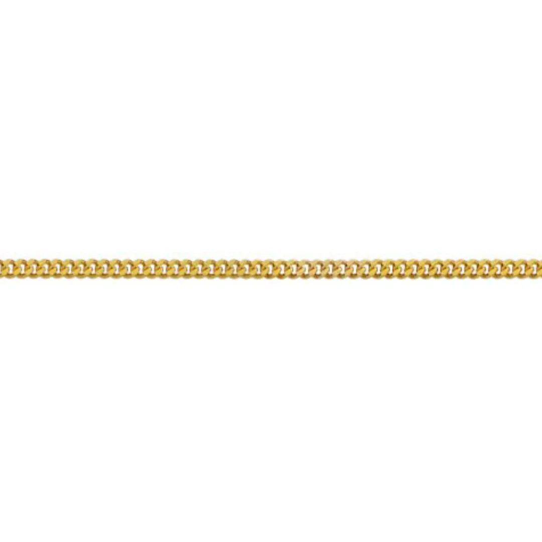 9ct Gold Curb Necklace (0.40 Gauge)