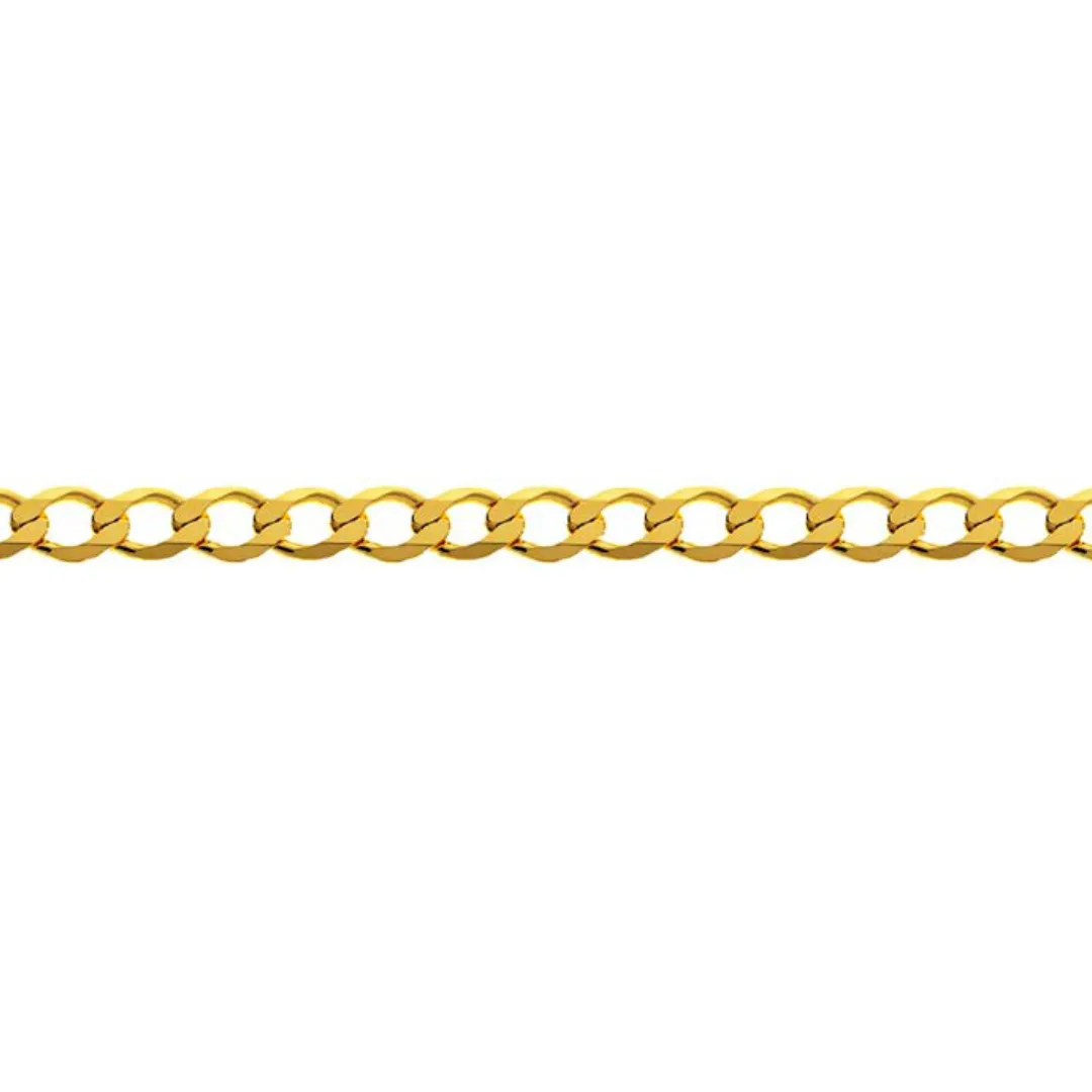 9ct Yellow Gold Open Curb Bracelets