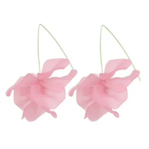 AC Air Bloom Drop Earrings Light Pink