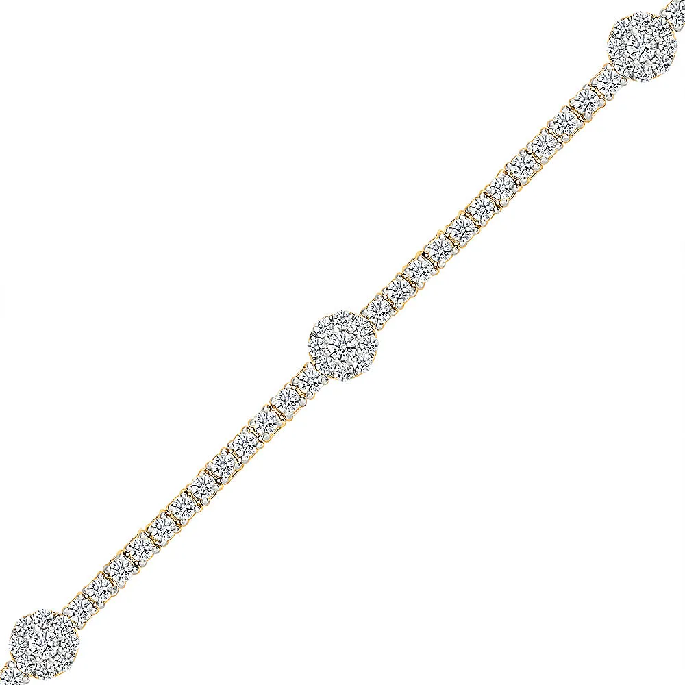 Amelia Gold & Diamond Bracelet