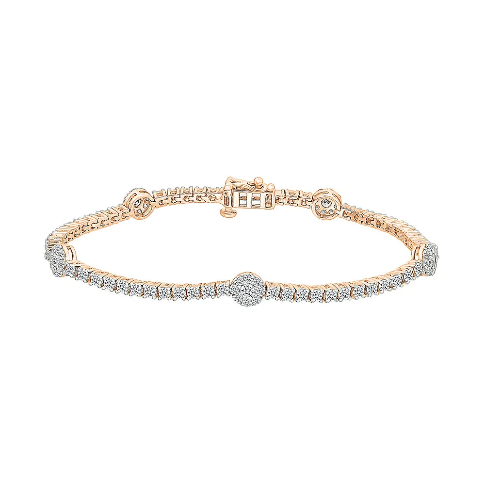 Amelia Gold & Diamond Bracelet