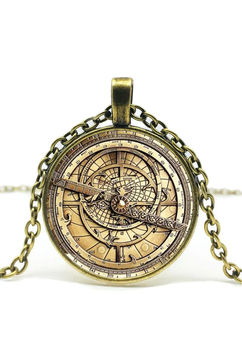 Astrolabe Pendant Necklace