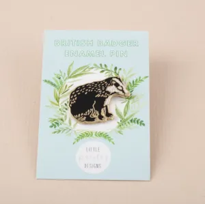 Badger Pin Badge