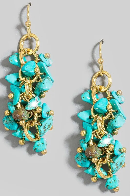 Blaise Stone Dangle Earrings (2 Colors!)