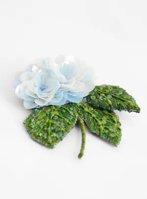 Blooming Hydrangea Brooch