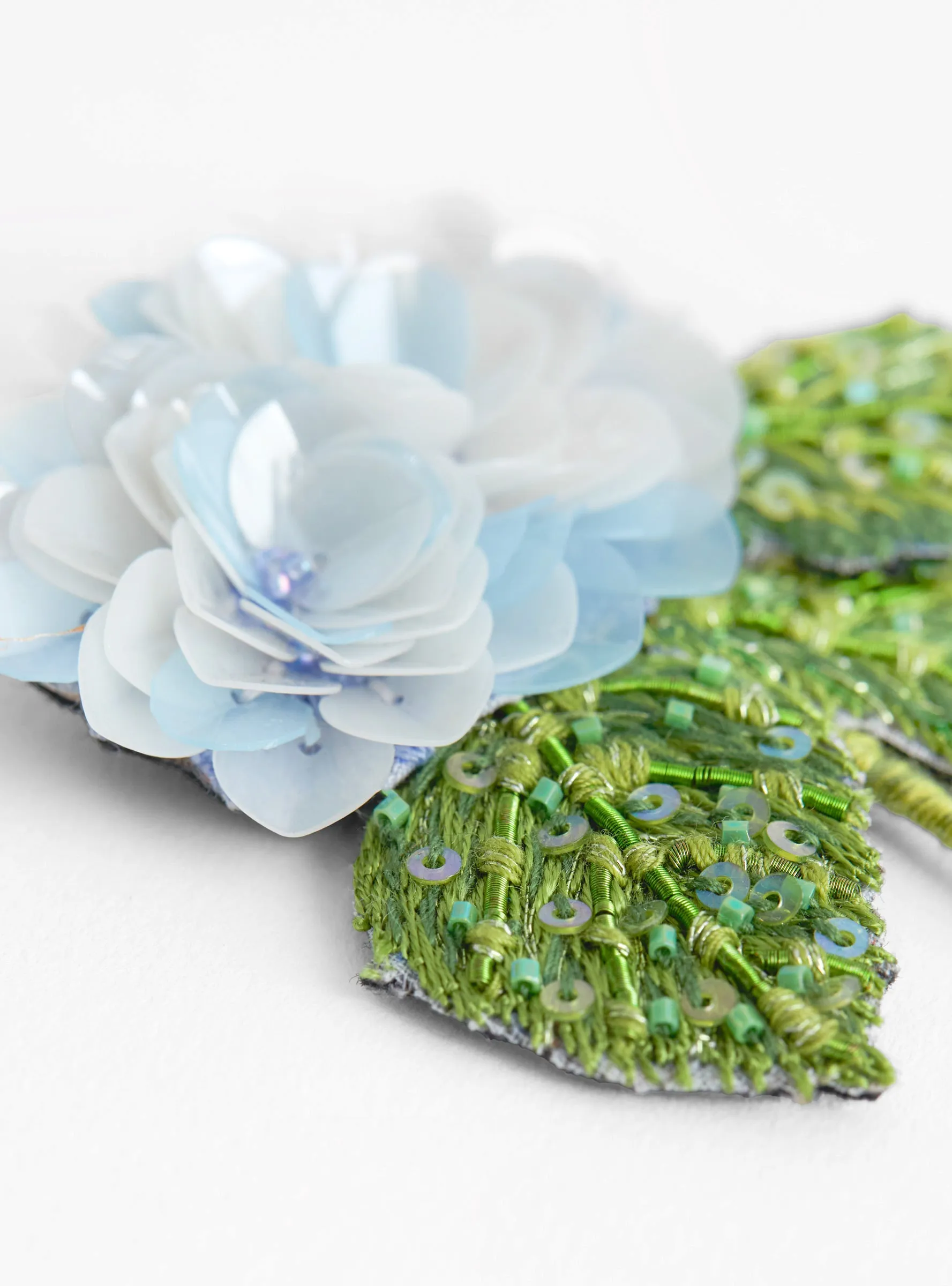 Blooming Hydrangea Brooch