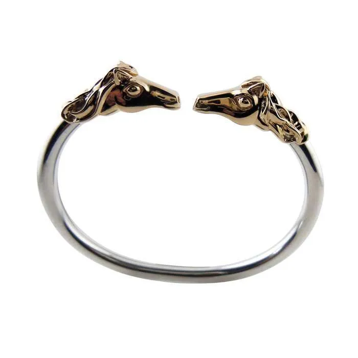 Bonne 14k Gold Horse Head Bracelet