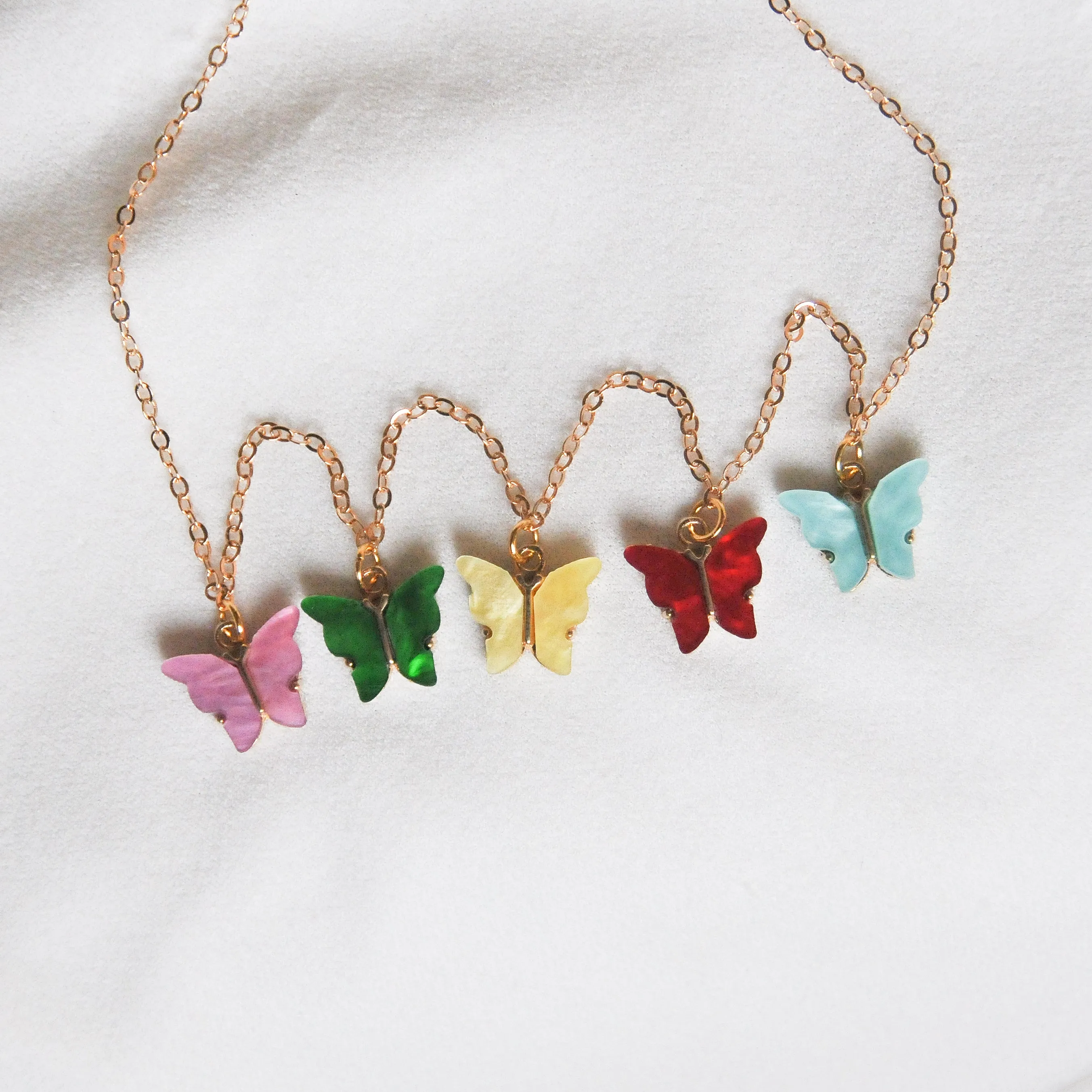 Butterfly Garden Necklace