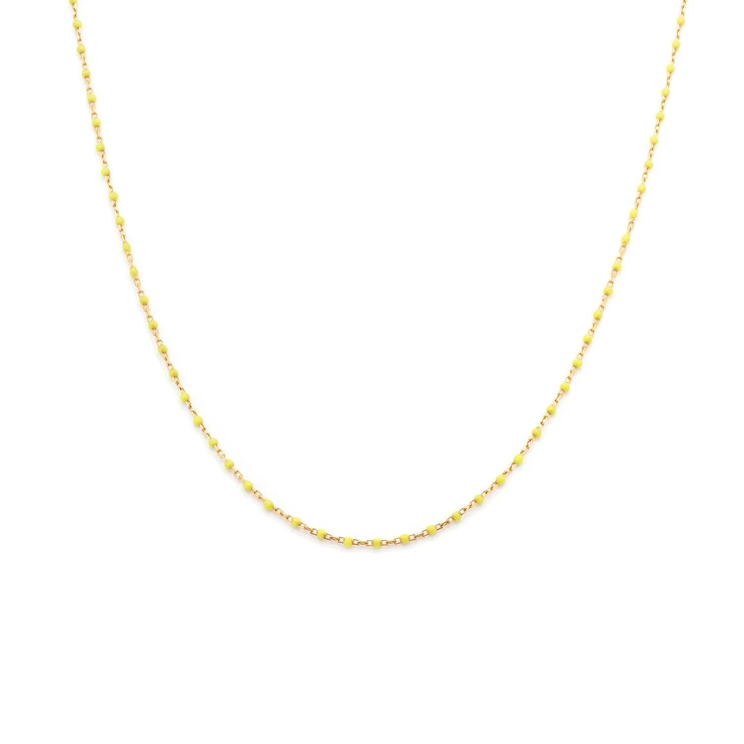 Candy Chain Necklace | Lemon & Gold