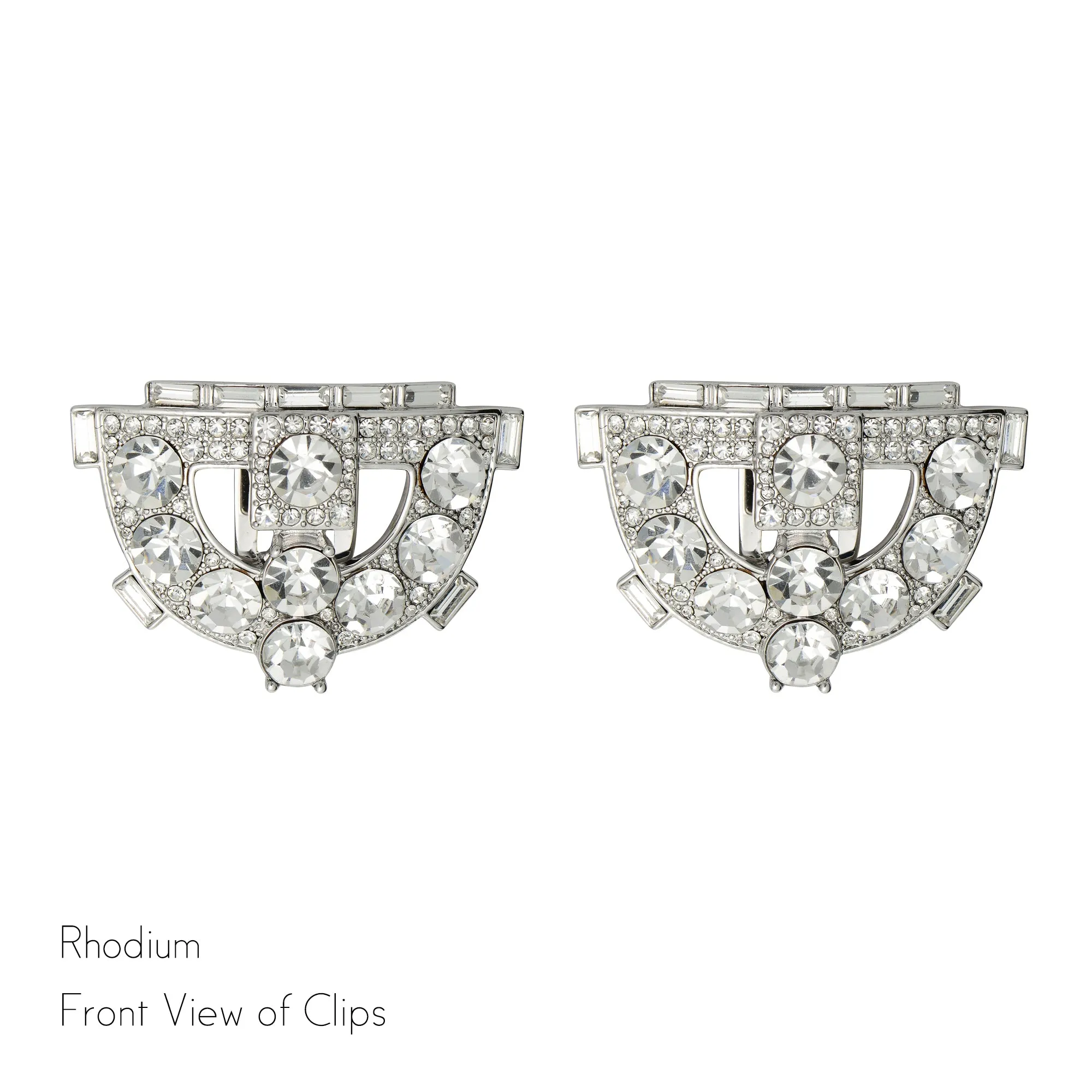 Clara Double Clip Brooch