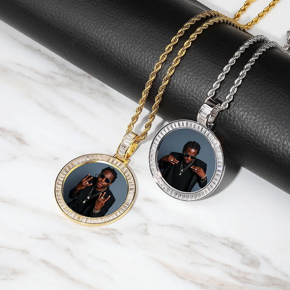 Custom Made Photo Medallions Necklace & Pendant With Hip hop Jewelry