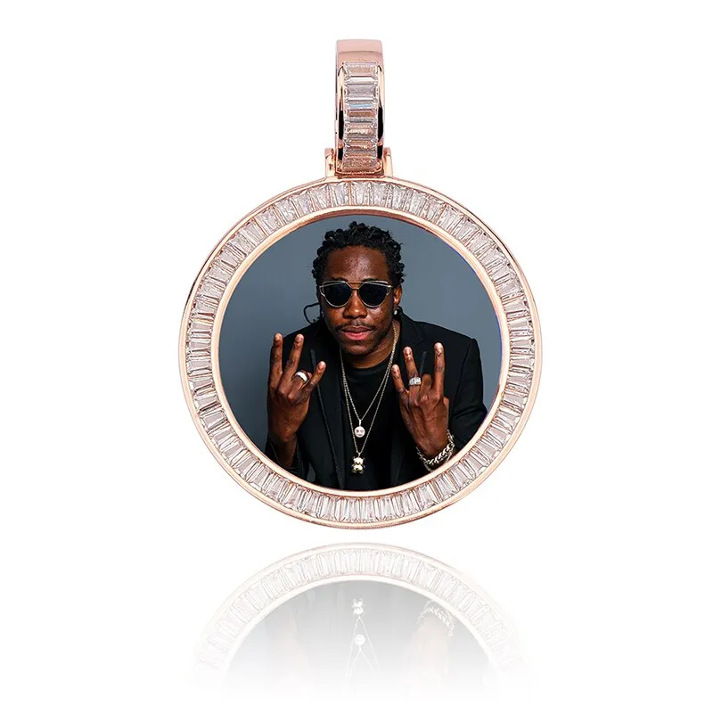 Custom Made Photo Medallions Necklace & Pendant With Hip hop Jewelry