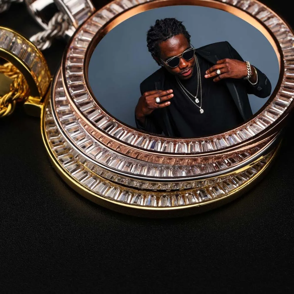 Custom Made Photo Medallions Necklace & Pendant With Hip hop Jewelry