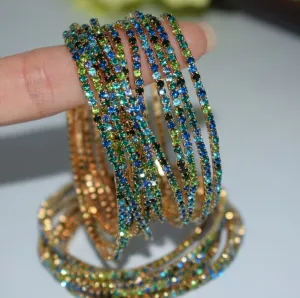 Dainty Shimmery Stretch Bracelets