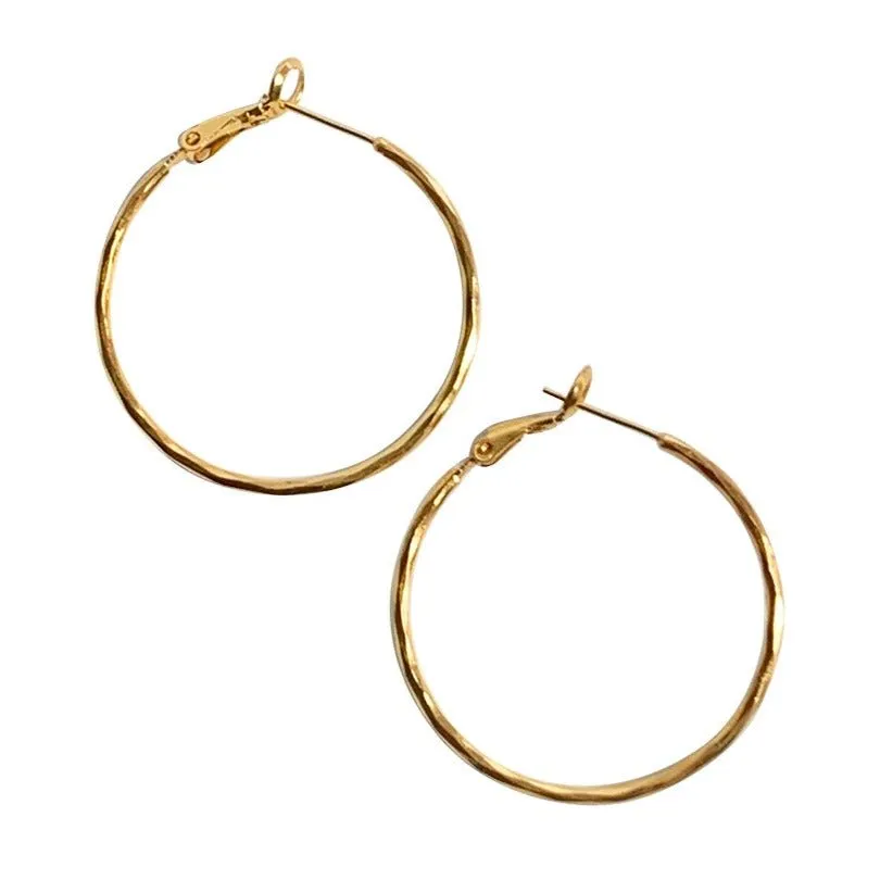 EARRING GOLD HOOP