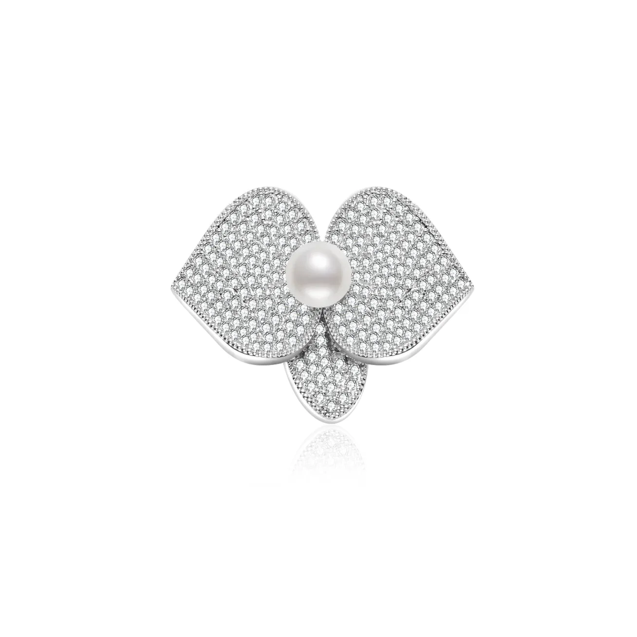 Elegant Freshwater Pearl Brooch WC00073 | ORCHID