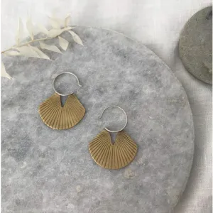 Fan Disc Earrings