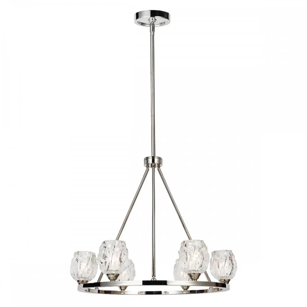 Feiss FE/RUBIN6 Rubin 6 Light Chandelier