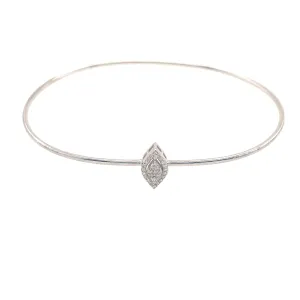 Flexible Diamond Bangle Bracelet