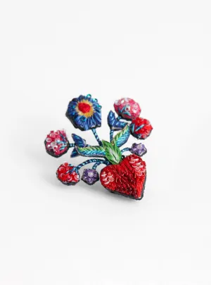 Frida's Flower Brooch Multi