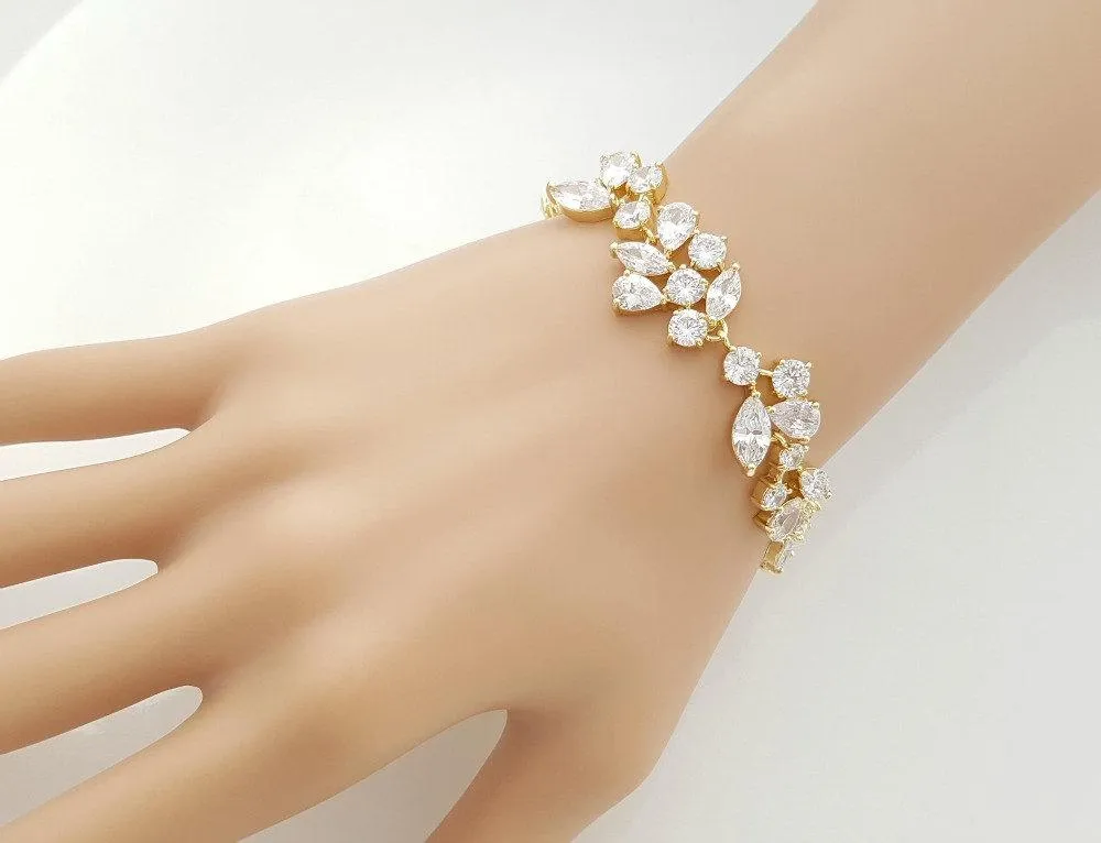 Gold Bracelet for Brides- Nicole