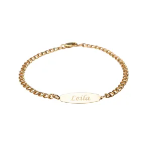 Gold Filled ID Bracelet