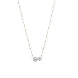 Gold-Plated Silver And Freshwater Pearls Nysa Necklace