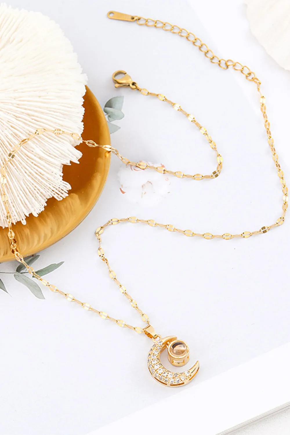 Golden Moon Necklace