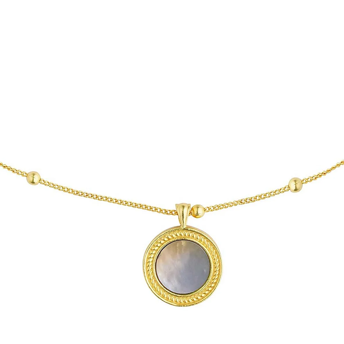 Healing Touch Pendant Necklace with Mother of Pearl - Creation