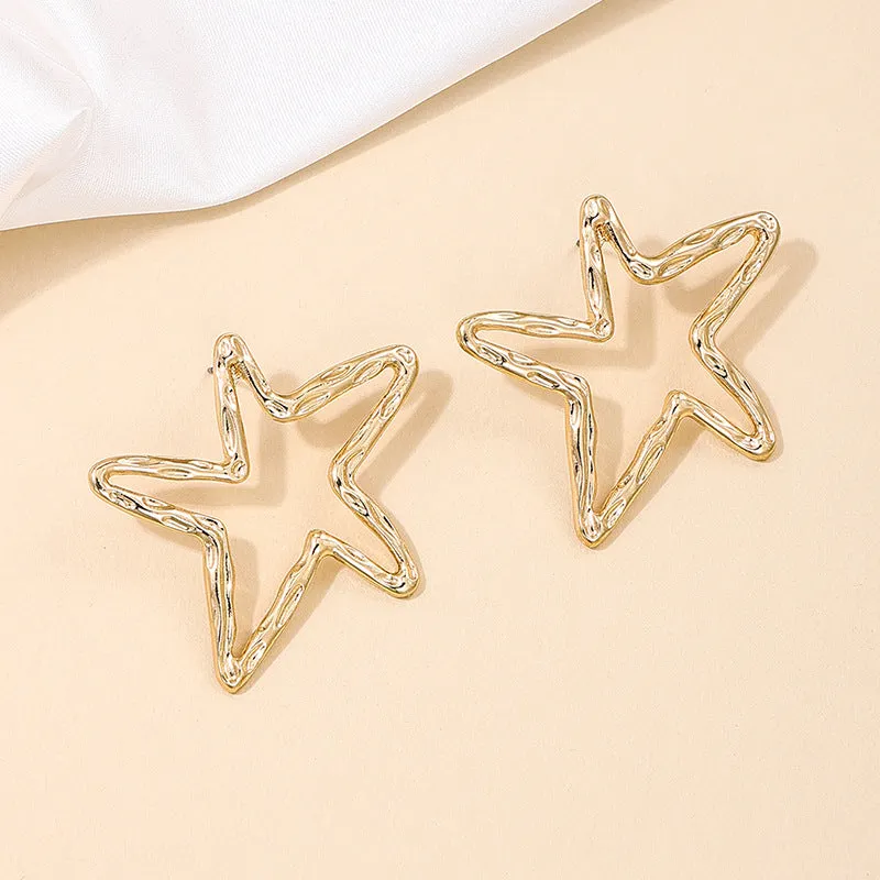 Hollow Star Earrings - Vienna Verve Collection