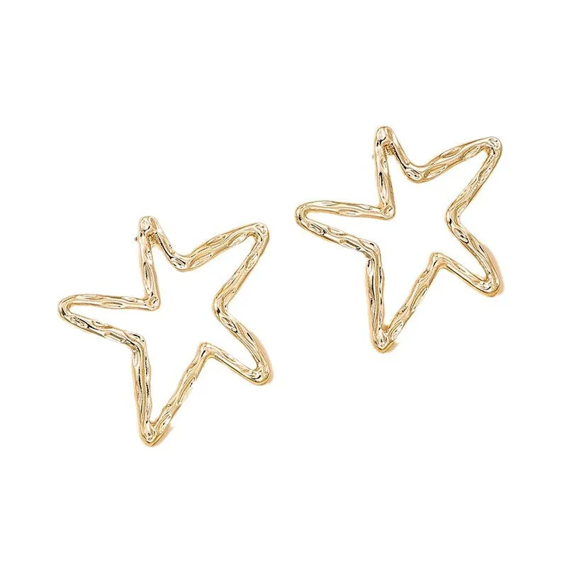 Hollow Star Earrings - Vienna Verve Collection