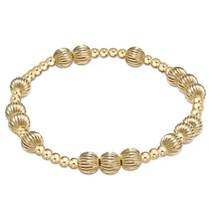 Hope Unwritten Dignity 6mm Bead Bracelet - Gold