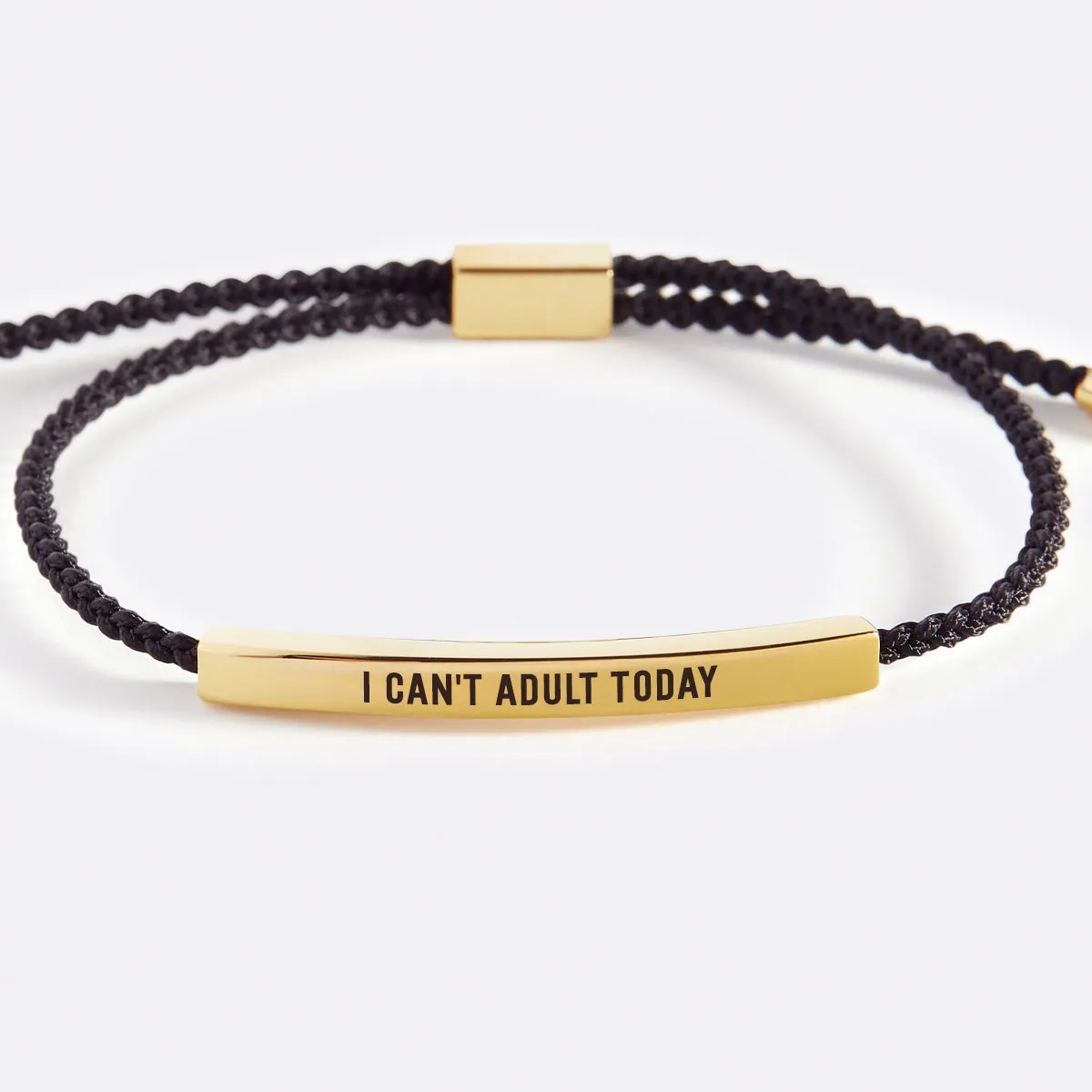 I Can't Adult Today Inspire Bracelet