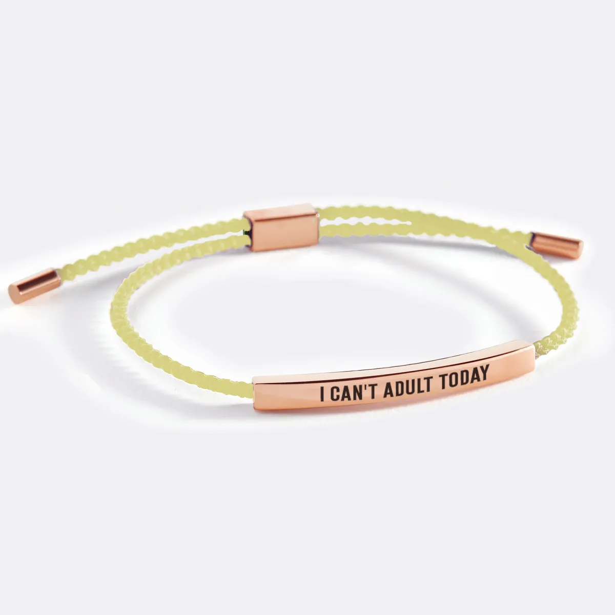 I Can't Adult Today Inspire Bracelet