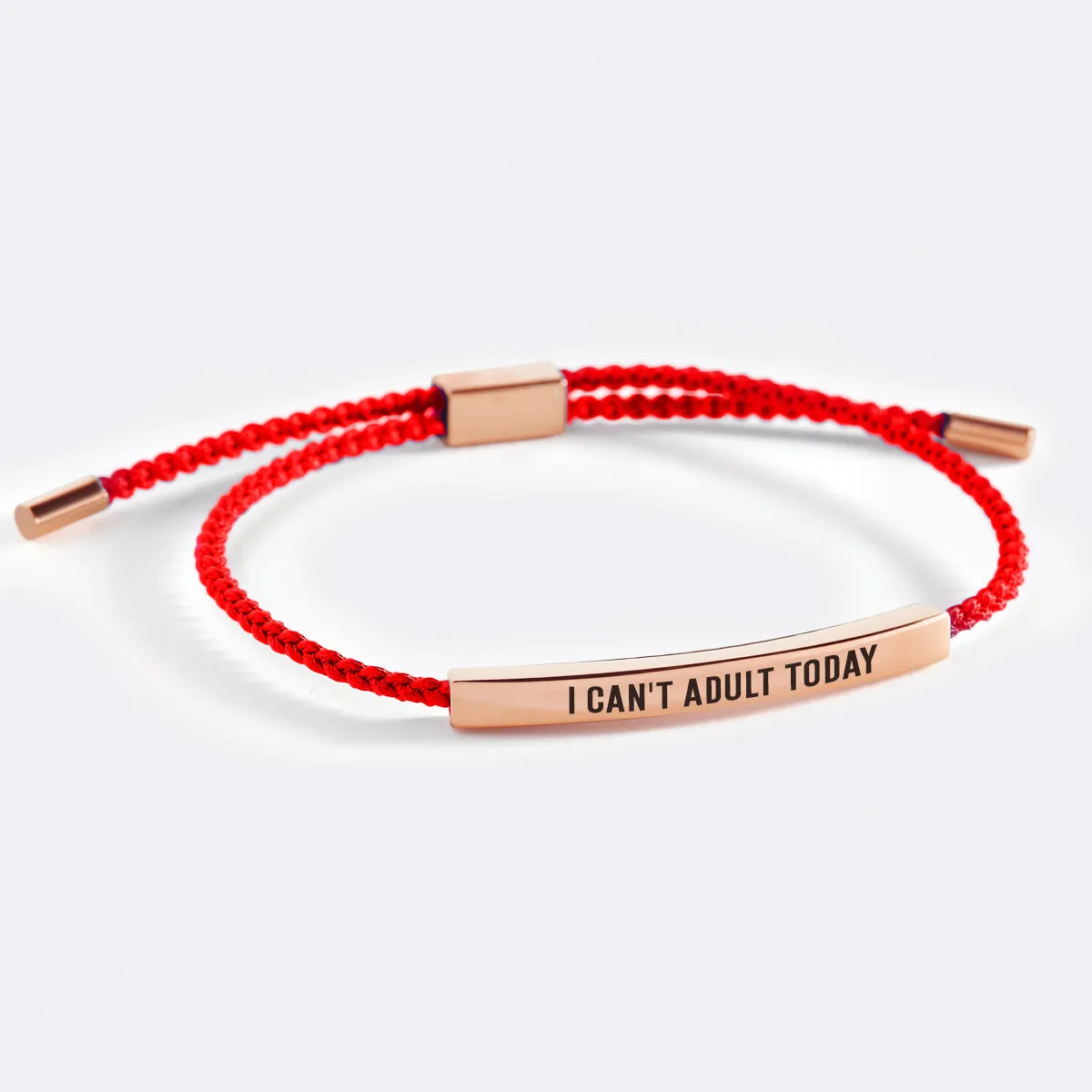 I Can't Adult Today Inspire Bracelet