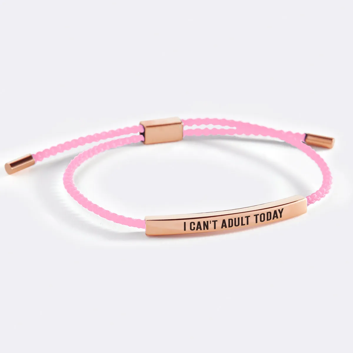 I Can't Adult Today Inspire Bracelet