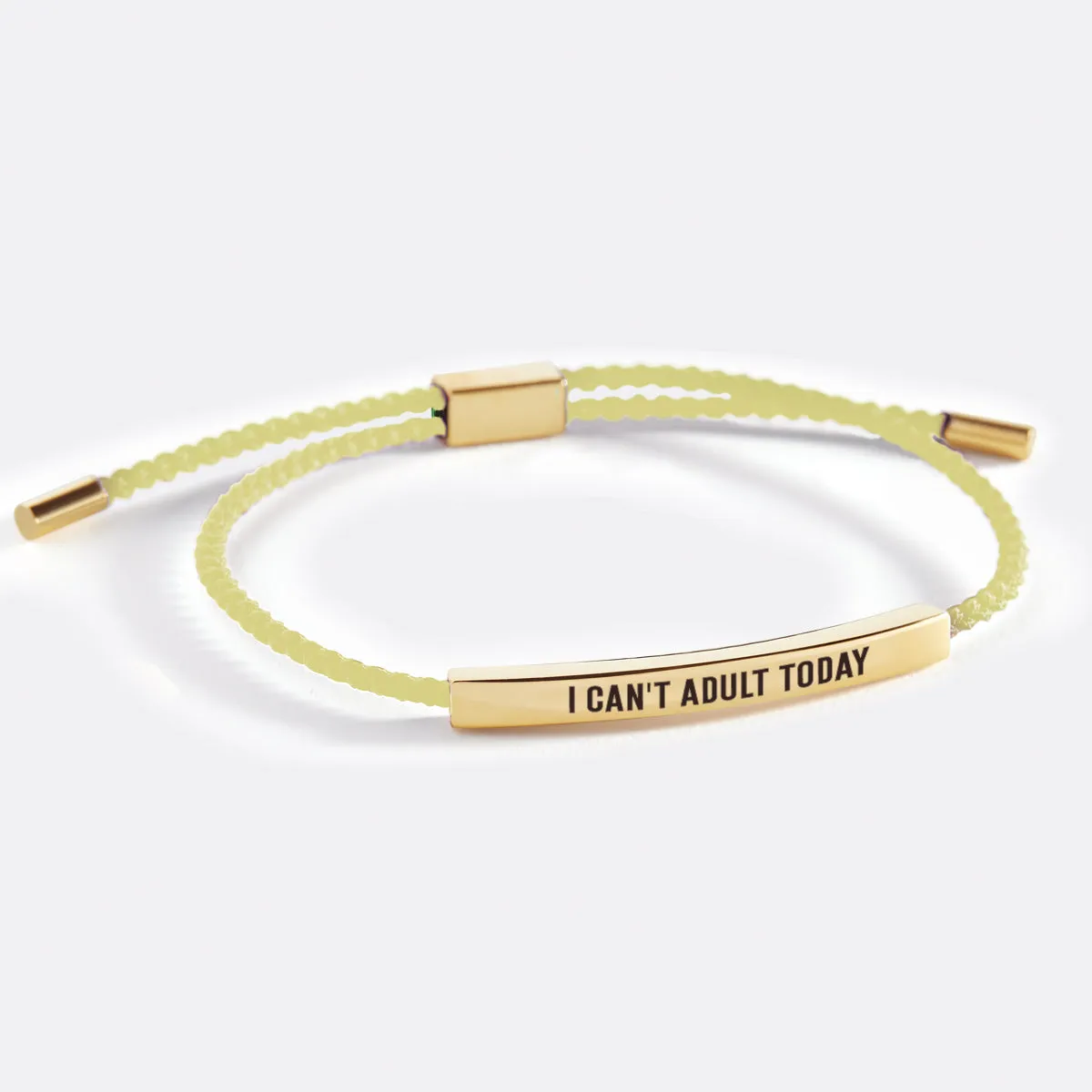 I Can't Adult Today Inspire Bracelet