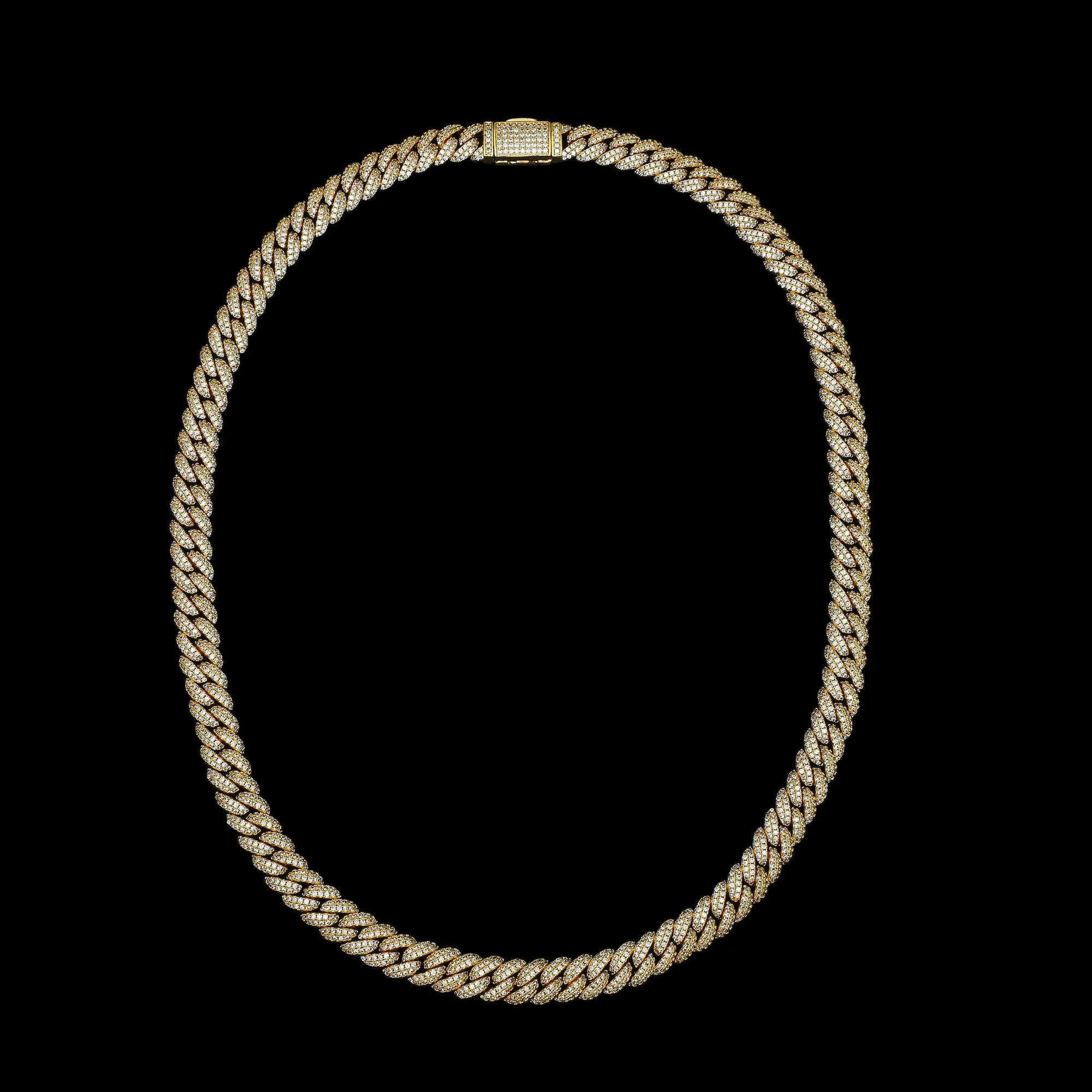 Iced Cuban Chain 8mm - Gold RG116G