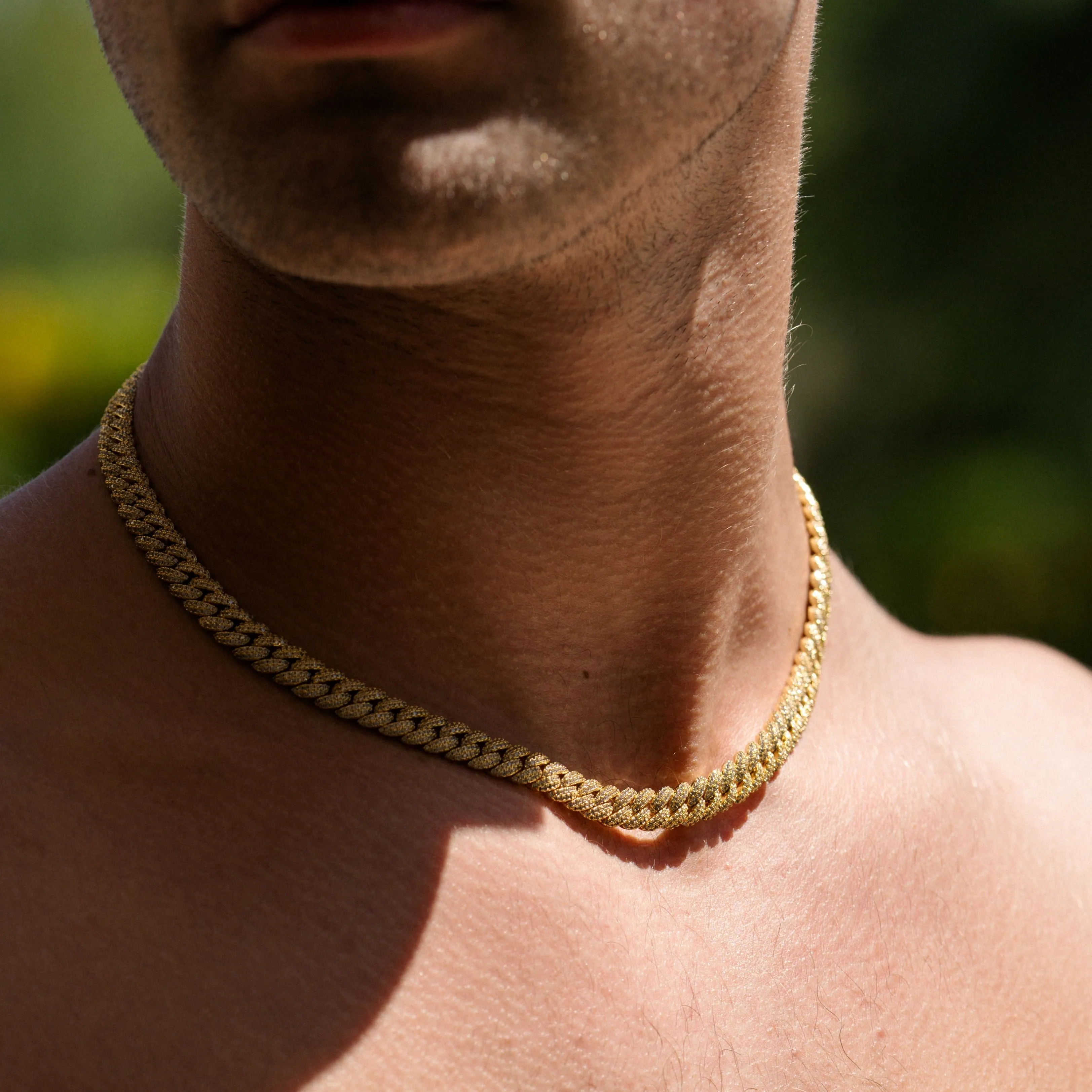 Iced Cuban Chain 8mm - Gold RG116G