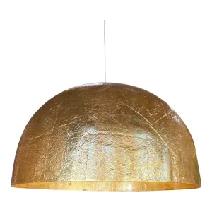 Italian Gold Leaf Resin Cupola Chandelier