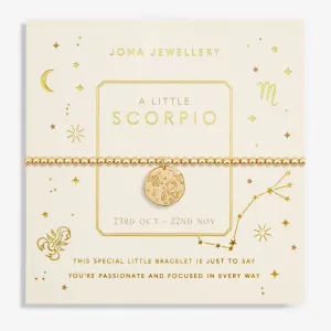 Joma Jewellery Gold Star Sign A Little 'Scorpio' Bracelet