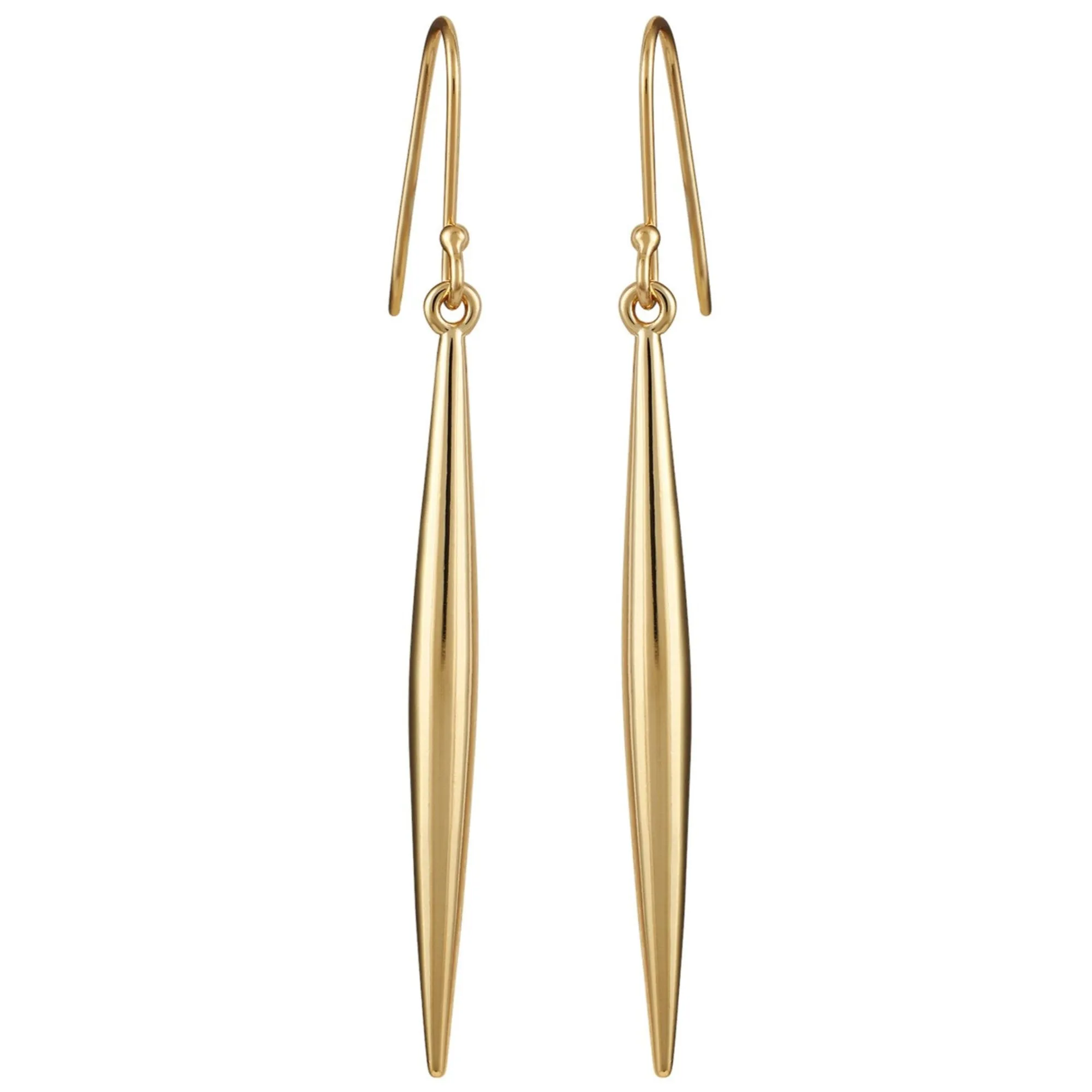 Linear Spear Drop Earrings