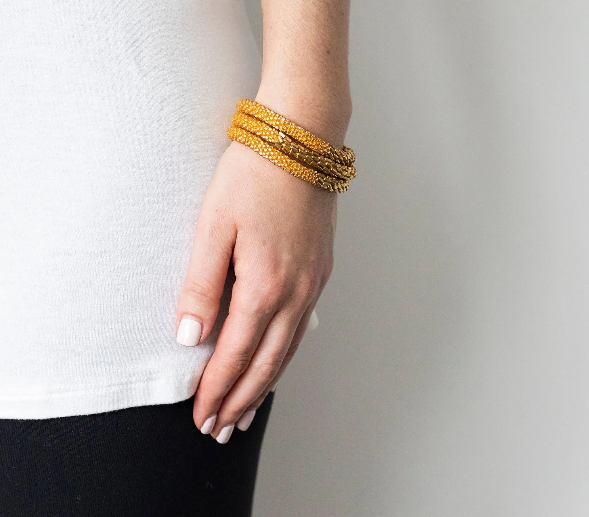 <br> Statement Roll-On® Bracelets <br>  Hema Gold