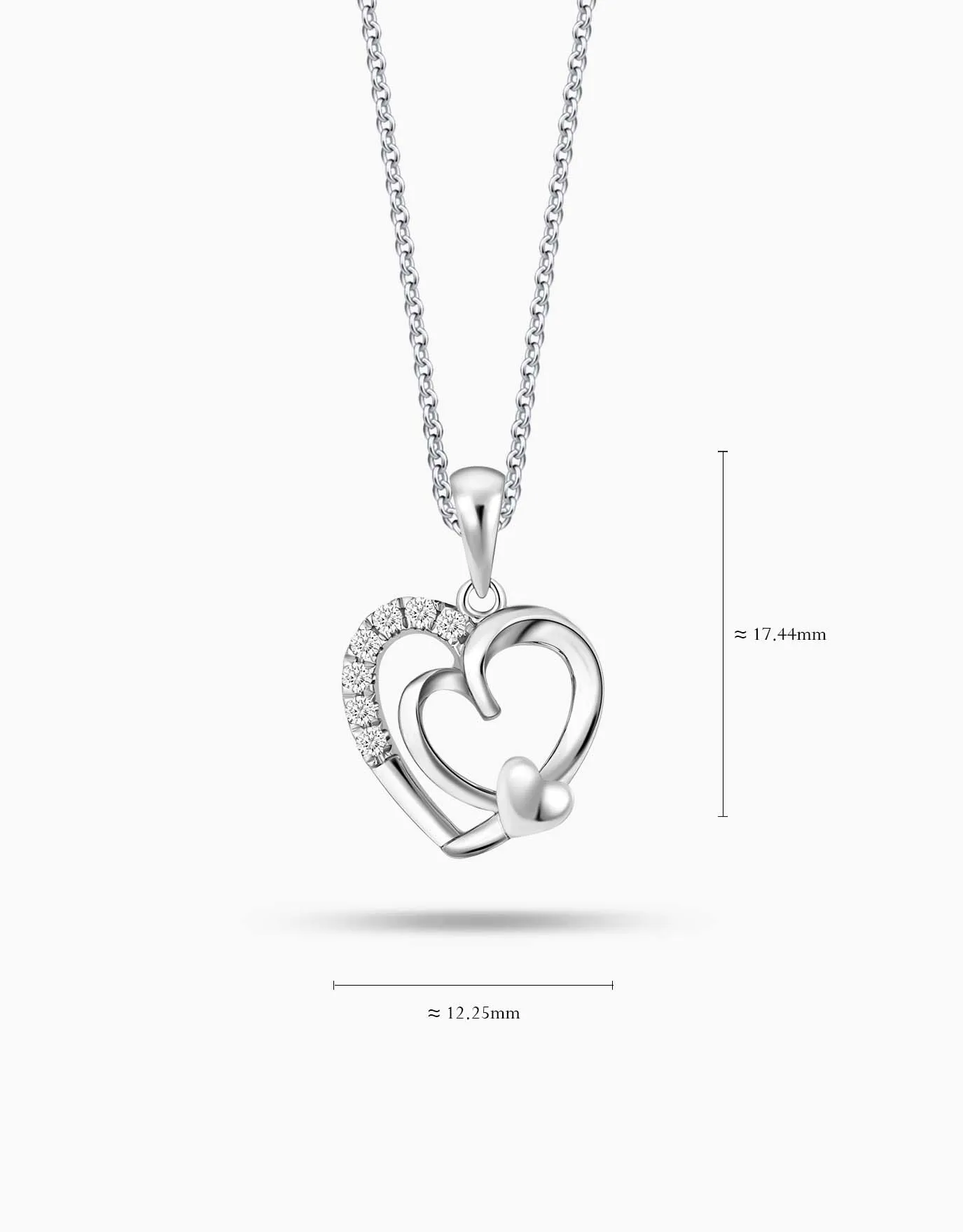 LVC Charmes Lovestruck Heart Diamond Pendant