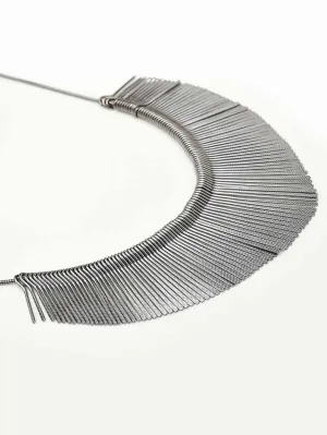 Metallic Bars Necklace